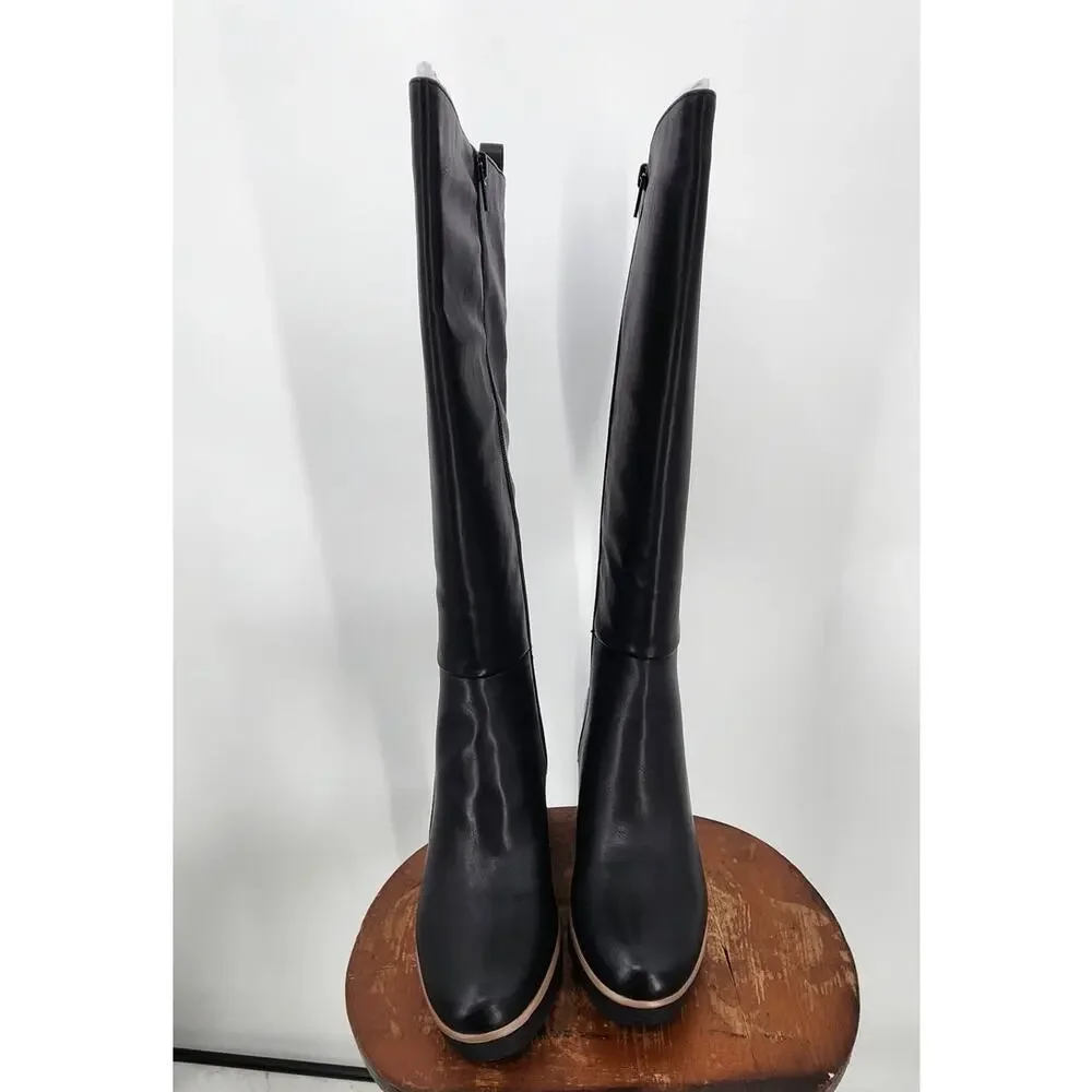 New NWOB SOUL Naturalizer Adrian Wedge‎ Boot Size 10 Black